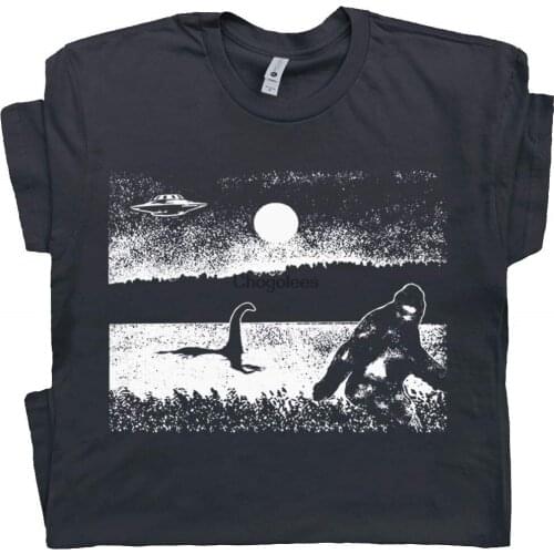 Youth Size - Cryptid Creatures T Shirt Kids Bigfoot UFO Alien Shirt Youth Loch Ness Monster Tee for Boys Girls Teen