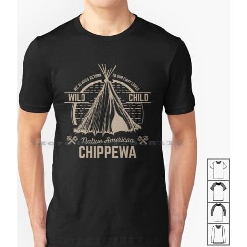 No One Illegal Stolen Land Shirt Immigration Chippewa Cheif Indian T Shirt 100% Cotton Aboriginal Navajo Cherokee Sioux