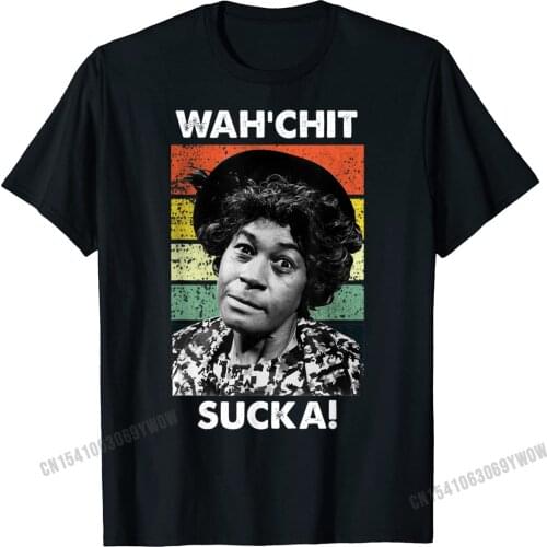Wahchit Sucka Watch It Sucka Son In Sanford City Funny Meme T-Shirt Men Customized Cotton Man Tops Shirts Oversized T Shirt