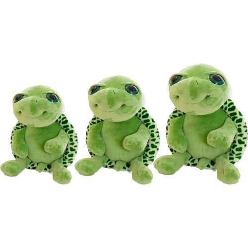 Cute Baby Super Big Eyes Stuffed Tortoise Turtle Animal Plush Baby Toy Gift Hot 20cm 30cm 40cm