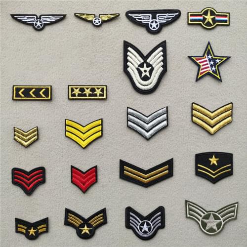 Battle Medal Clothes Patches for Stripes Stickers Iron on Tactical Armband Appliques Military Embroidery Badges for Backpack