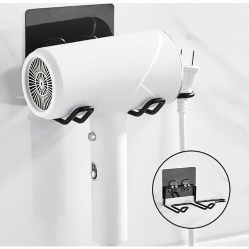 Wall Mounted Rack Organizer Hair Straightener Dryer Holder Blowing Storage Hair Styling Tool Shelf for Bathroom