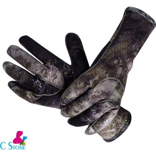 3mm Neoprene Anti-Slip/Spin Scuba Diving Gloves loves Swimming Surfing Spearfishing Snorkeling Boating Fishermen Equipment