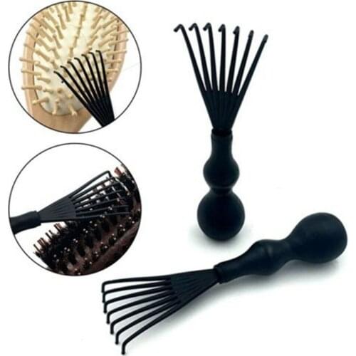 New Hair Comb & Brush Cleaning Remover Embedded Handle Tool Useful Cleaner Hair Comb Brush Accessories