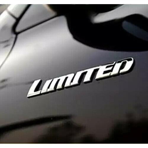 Limited Edition Car Fender Emblems For Highlander V6 Sport Badge Decal Sticker