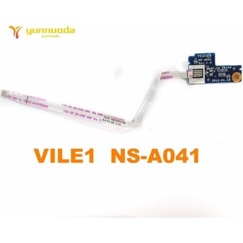 Original for Lenovo Thinkpad E440 E431 Power Button Board wCable VILE1 NS-A041tested good free shipping