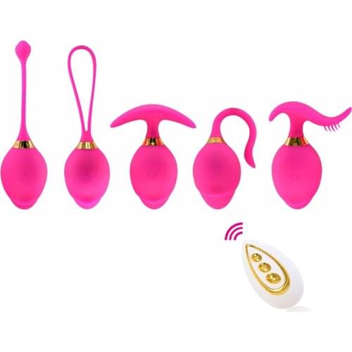 Bullet Vibrator Wireless Remote Control Kegel Balls Vaginal Tight Exercise Vibrating Eggs Ben Wa Balls Anal Plug Adult Sex Toys