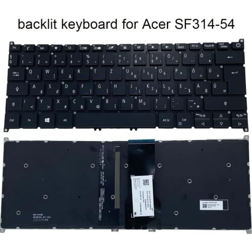 SF314 Hungary laptop backlit keyboard for Acer Swift 3 SF314-54 SF314-54G SF114-32 HU replacement keyboards light SV3P-A80BWL