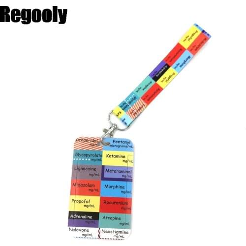 Medical Doctor Nurse Lanyard Credit Card ID Holder Bag Student Women Travel Card Cover Badge Car Keychain Gifts Accessories