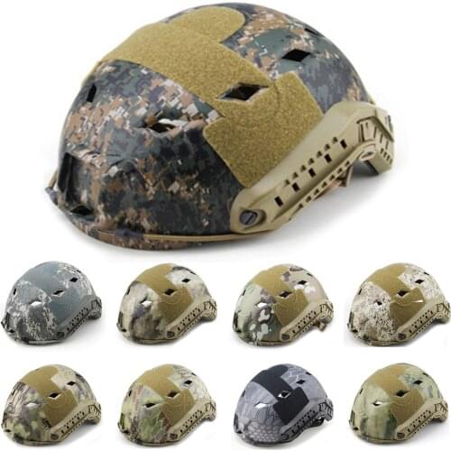Tactical Airsoft FAST Camouflage Helmet Field Hunting Shockproof Helmet Military Rifle BB Gun Shooting Paintball Combat Helmet