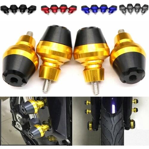 Motorcycle 6mm Front Fender Frame Slider Screw Bolt Fork Protector For Yamaha YZF R1 R3 R6 R25 FZ1 FZ6 XJR XJ6 Kawasaki Z1000