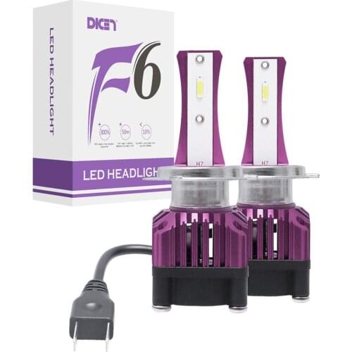 2 x H7 60W 5050 CSP LED Car Headlight Kit 10000LM 6000K White With Cooling Fan IP67 Waterproof Car Accessories No delay lighting