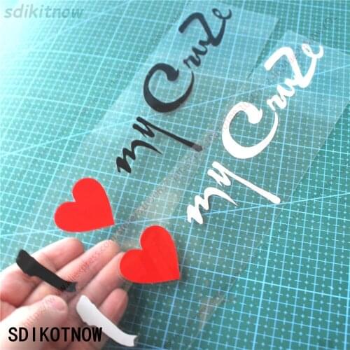 2020 Custom 28x6.8cm I love my car Decal Funny Sticker Styling Door Window Decoration For chevrolet cruze accessories