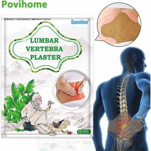 24pcs Lumbar Vertebra Plaster Wormwood Back Joint Sprain Medical Patch Arthritis Analgesic Cervical Vertebra Pain Relief Patch