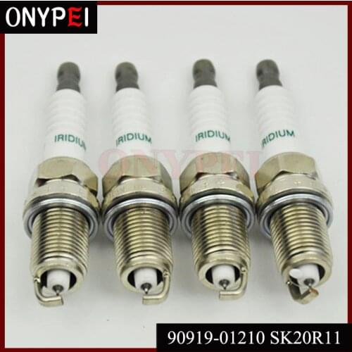 4pcs/lot SK20R11 90919-01210 Japan Iridium spark plugs for Toyota Scion Camry RAV4 Tundra Lexus 4.7L/V8 9091901210