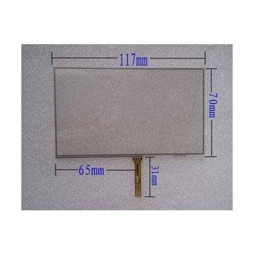 117*70 5 inch GPS vehicle-mounted navigation MP5 MP4 vx580 580r resistive handwritten touch screen free shipping