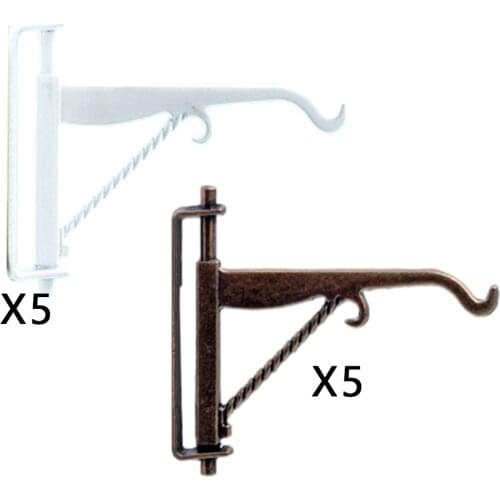 5pcs 1/12 Dollhouse Miniature Ornaments Wall Hook Furniture Doll Decor