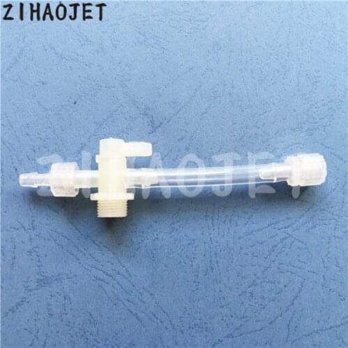 6pcs Free shipping wide format printer 3 ways ink tube connector/Infinity Flora Phaeton ink control valve/Ink tube clips 6X4MM