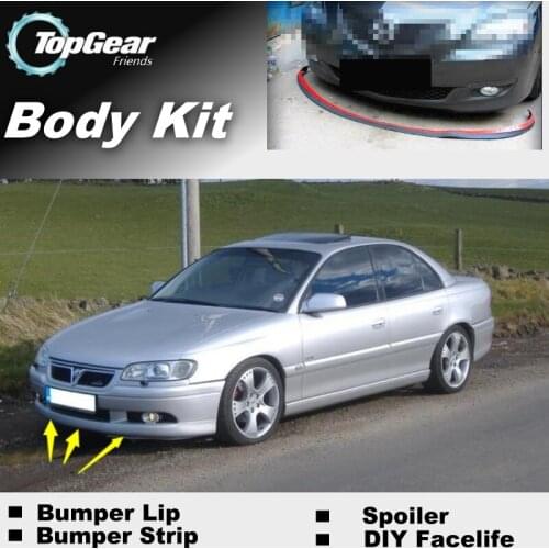 Bumper Lip Deflector Lips For Cadillac Catera Front Spoiler Skirt For TopGear Fans to Car Tuning View / Body Kit / Strip