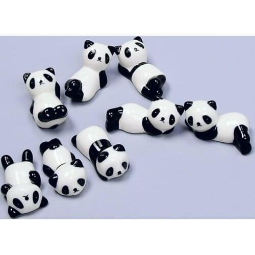 Japanese-Style Chopsticks Holder Ceramic Panda Chopsticks Holder Chopsticks Holder Ceramic Crafts Ornament Pen Holder Rest