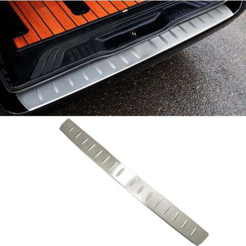 For Mercedes Benz Vito 2016 1PC Stainless Steel Outer Car Trunk Rear Tail Box Bumper Pedal Plate Panel Cover Car Styling