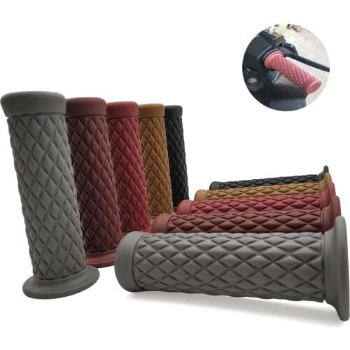 For Ducati 400 620 MONSTER M400 M600 M620 Suitable 7/8'' vintage rubber motorcycle grip parts for cafe racer moto handlebar