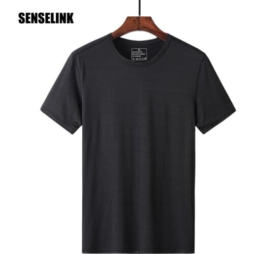 Mens 2021 Brand New Breathable Spring Summer Pure Color T-shirt Causal Fashion Fitness Classic High Quality Plue Size T-shirt