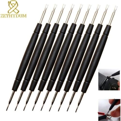 Watch Tools Spring Bar Remover Opener Watch Bracelet Needle Bar Filed Pin Repair Watch Strap Watchmakers Tool plastic wholesale