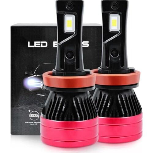 2Pcs Canbus 30000LM H7 LED Bulbs H4 LED Headlight H11 HB4 9006 HB3 9005 Auto Moto Fog Lamp High Power CSP Turbo 12V 24V