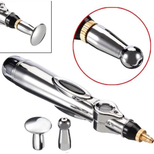 Mayitr 1pc Electronic Acupuncture Pen Electric Meridians Laser Therapy Heal Massage Pen Meridian Energy Pen Relief Pain Tools