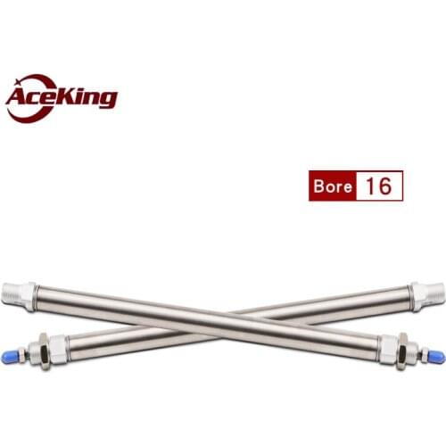 Stainless steel mini cylinder MI12 MI16 * 5/10/20/30/50/60/80/100/125/150 - S - CM MI16-25SCA MI16-50SCA MI16-75SCA