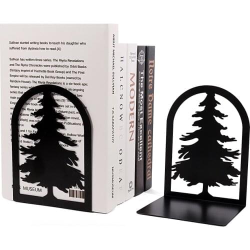 New Style Christmas Tree Pattern Bookshelf L-Shape Heavy Metal Bookstand Room Books Storage