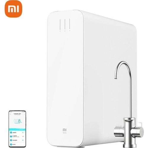 Water Purifier Reverse Osmosis Xiaomi APP Smart Interconnection Drinking Water Double Faucet Water Treatment System For Home