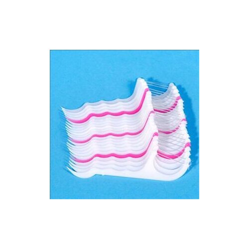 100PCS/lot Plastic Tooth Picks Dental Flosser Interdental Brush Teeth Stick Toothpicks Oral Gum Teeth Clean Tools Thread Dental