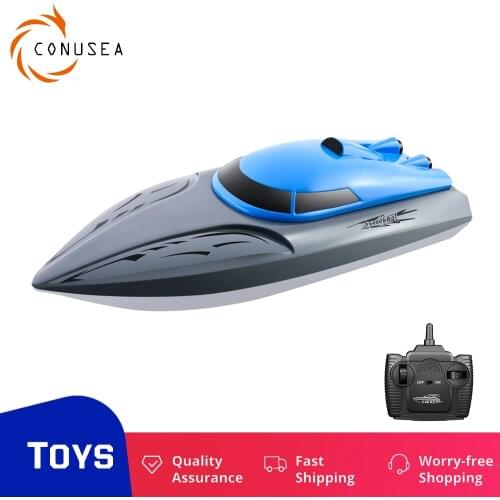 RC Boat Remote Control Speedboat 20km/h 2.4Ghz High Speed Racing Fishing Boats for Pools and Lakes Ship Toys for Boys Vessel