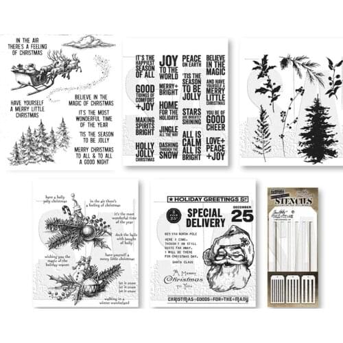 Christmas Snowflake clear stamp /Seal for DIY scrapbooking/photo album Decorative clear stamp sheets C1095