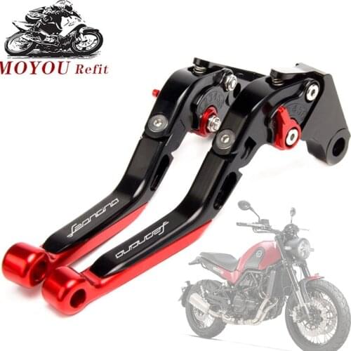 For Benelli Leoncino 500 Leoncino500 Leonine LeonineX 2016 2017 Motorcycle CNC Folding Extendable Motorcycle Brake Clutch Levers
