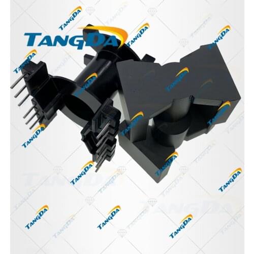 TANGDA PQ5050 PQ50-50 core Bobbin 6+6pin magnetic core+skeleton PC40 soft ferrite cores Transformers vertical A