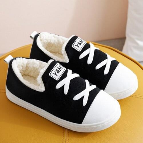 New Arrival Men Slippers Winter Warm Home Couples Women Shoes Soft Comfort Furnishing Antiskid House Slippers for Outdoor Indoor