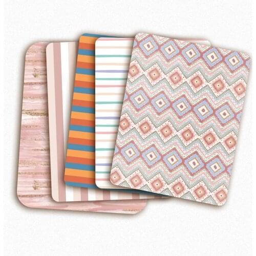 Polyester Cotton Fabric Fresh Plaid Stripes Printed Dress Garment Home Textile Cloth Fabric Mouthpiece DIY Sewing 45*145cm