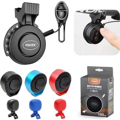 Bike Bell Charging Speaker USB Recharged Mini Electric Bike Horn 4 Modes Cycling Electric Bicycle Accessories for Scooter, MTB