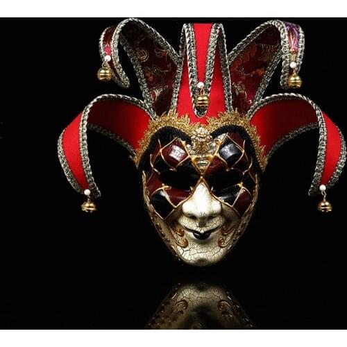 Venice Carnival Masks Full Face The Mask Festival Party Christmas Masquerade Bauta Facial Mask Halloween Cospaly Luxury Masks