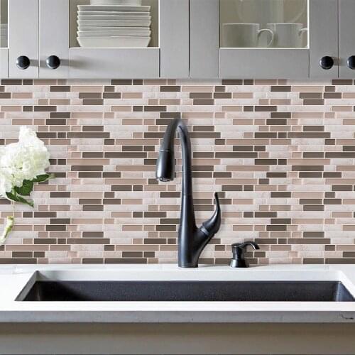 Vividtiles Popular Vinyl Wallpaper 3D Peel and Stick Wal Tiles for Kitchen Decor - 1 Sheet