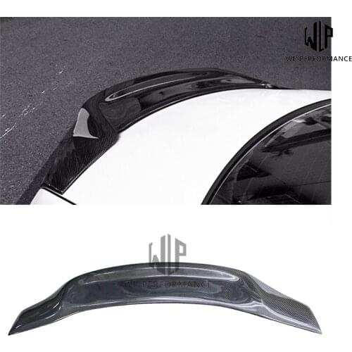 W212 R Style Carbon Fiber Rear Spoiler 4 - Doors Sedan Wings Car Styling For Mercedes-Benz E Class E200 E260 E350 2010-2016