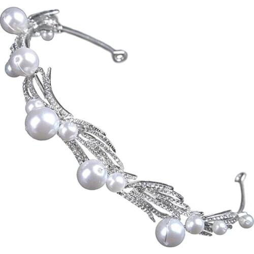 1Pc Bride Hairband Wedding Headdress Female Hair Accessory Wedding Crown for Female