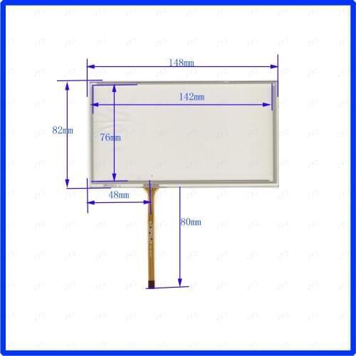 ZhiYuSun XWT1719 New 6 inch TOUCH Screen panels 148mm*83mm for GPS or commercial use post