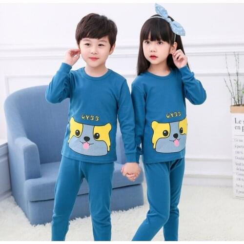 Winter childrens pajamas baby boys cotton pajamas sets kid clothing pajamas for girls pijama infantil kids boy pyjama enfant