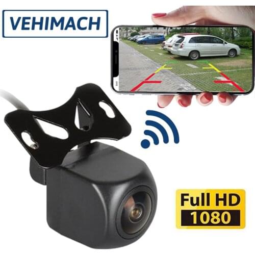 1080P Wifi Camera Rear View 12V 170 Degree Waterproof Reverse Rearview Lens DVR Vehicle Backup Parking Auto Night Monitor Vision