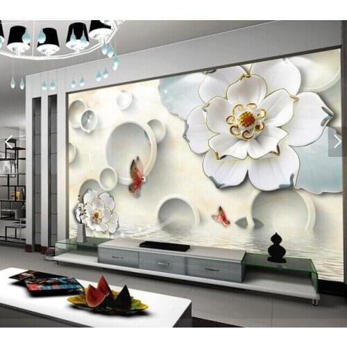Custom 3D wallpaper, Dream flower mural for living room bedroom TV backdrop waterproof papel de parede