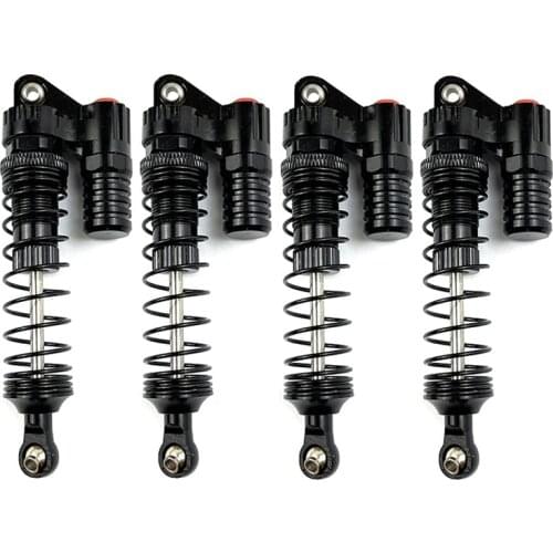 4Pcs 90mm Metal Shock Absorbers Damper for Axial SCX10 Traxxas TRX-4 RC4WD D90 1/10 RC Crawler Car Upgrade Parts